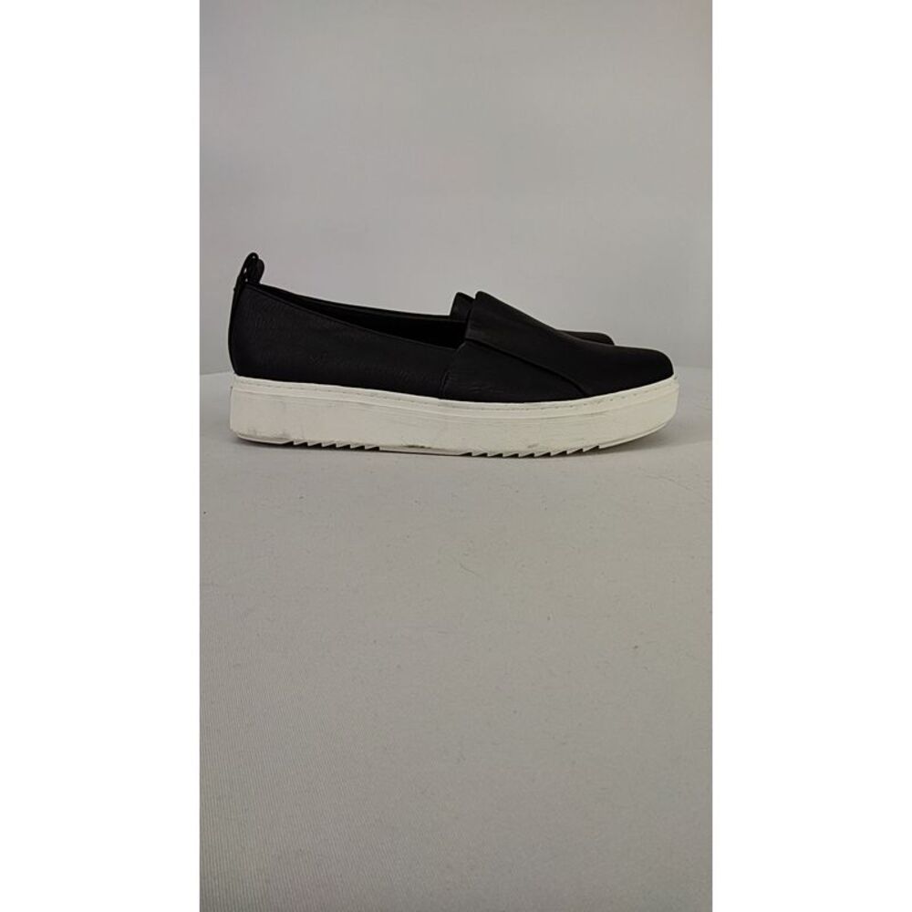 Eileen Fisher Black Slip-On Platform Sneakers